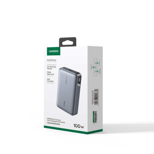Power Bank 20000mAh PD 100W UGREEN PB720 25188 3 Θέσεων, με καλώδιο USB-C 140W