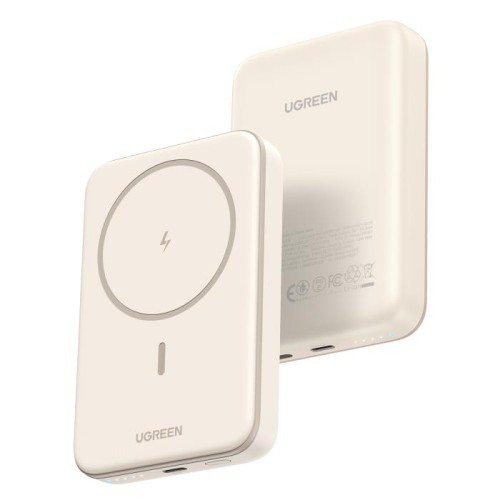 Power Bank 10000mAh PD 20W UGREEN PB561 25208 με Ασύρματη Φόρτιση Magnetic,1 Θέσης Μπέζ