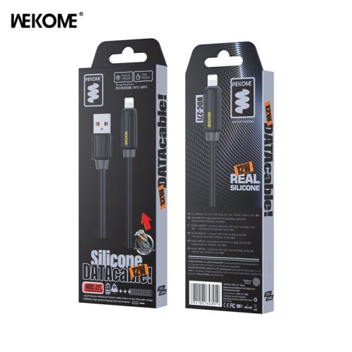 Καλώδιο Φόρτισης WK WDC-27i USB σε Lightning  1m Μαύρο