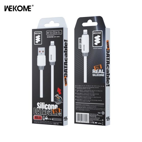 Καλώδιο Φόρτισης WK WDC-27i USB σε Lightning  1m Λευκό