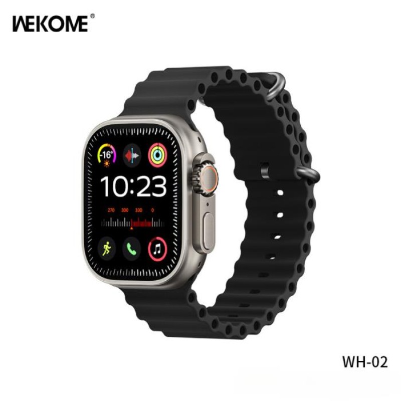 Smartwatch WK WH-02 Tιτάνιο Xρυσό