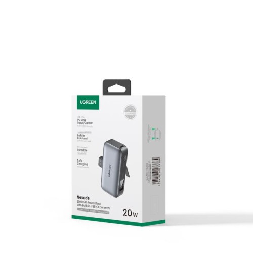Power Bank 5000mAh PD 20W UGREEN PB503 35338 1 Θέσης Γκρί