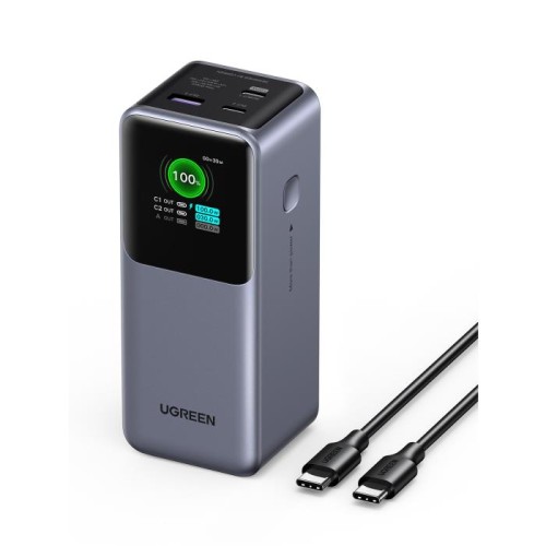 Power Bank 20000mAh PD 130W UGREEN  PB721 35524B 3 θέσεων, με καλώδιο USB-C 240W