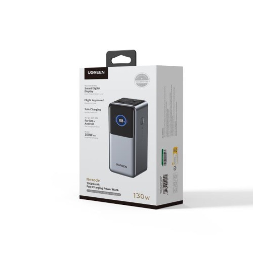 Power Bank 20000mAh PD 130W UGREEN  PB721 35524B 3 θέσεων, με καλώδιο USB-C 240W