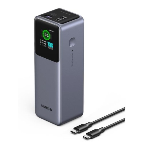 Power Bank 25000mAh PD 200W UGREEN PB722 35525B 3 θέσεων, με καλώδιo USB-C 240W