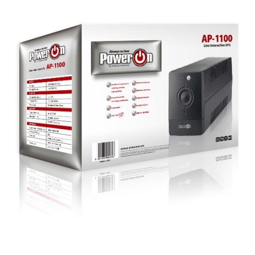 UPS Power On AP-1100 V2.0 Line Interactive 1100VA