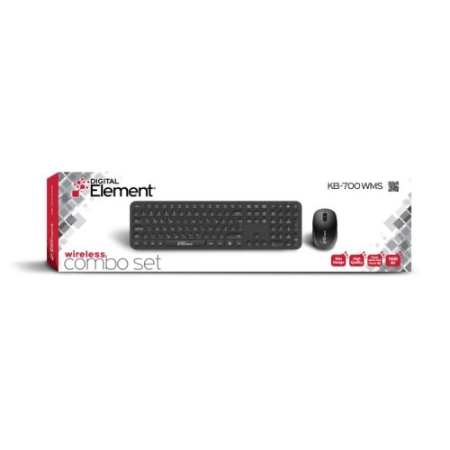 Ασύρματο Πληκτρολόγιο & Ποντίκι Element KB-700WMS