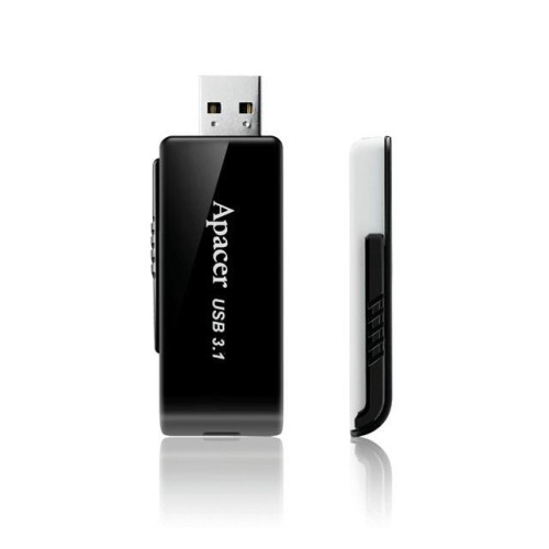 USB Stick Apacer AH350 64GB USB 3.1 Gen1 Μαύρο