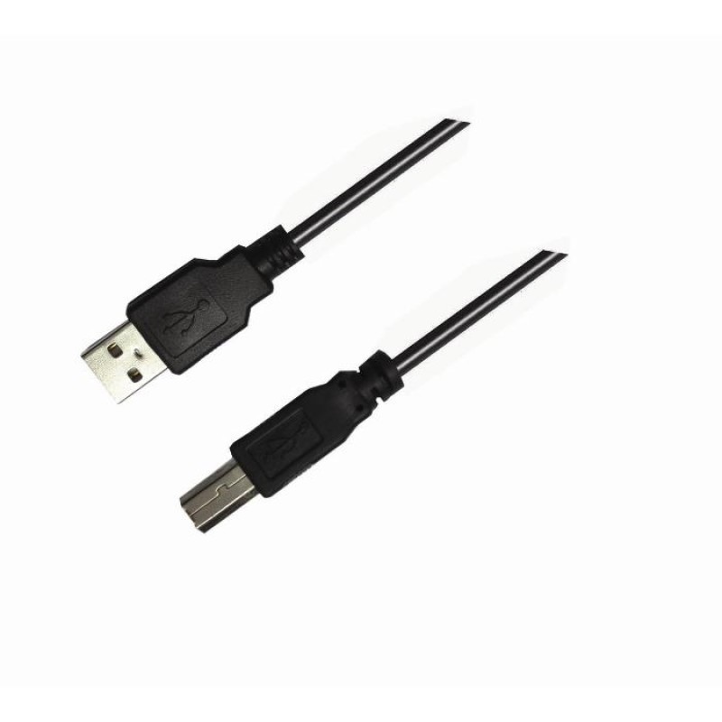 Καλώδιο USB 2.0 σε USB-B M/M Aculine USB-005 3m Μαύρο