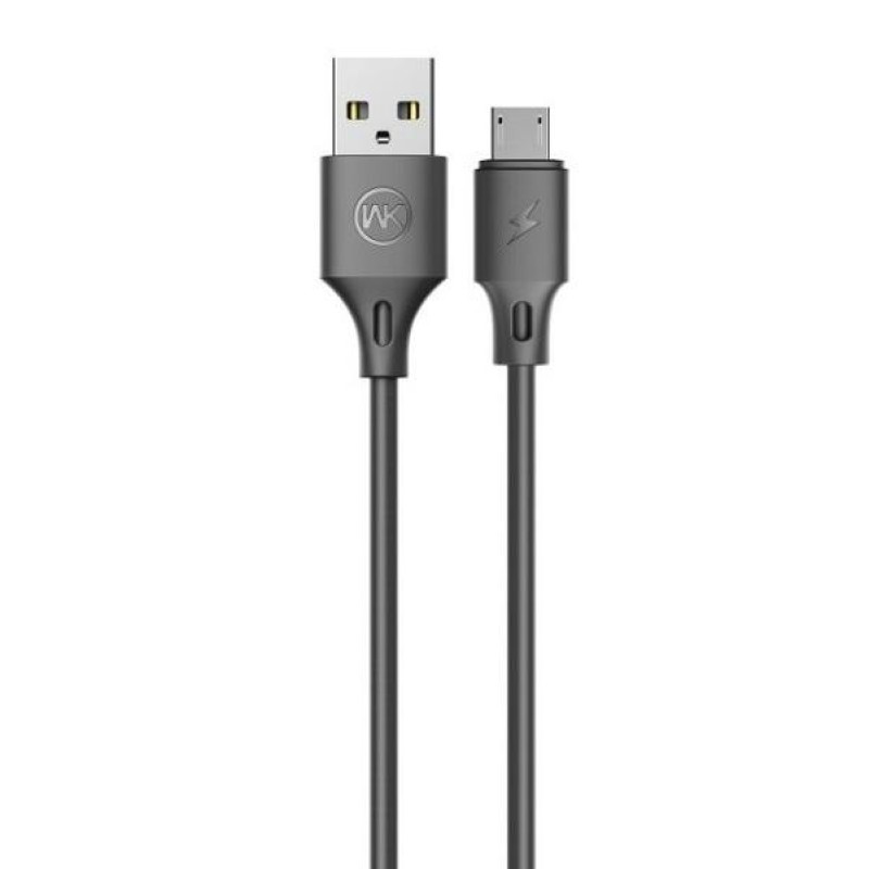 Καλώδιο Φόρτισης WK WDC-092 USB σε Micro USB 1m Μαύρο