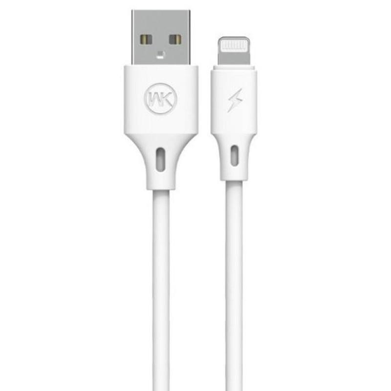 Καλώδιο Φόρτισης WK WDC-092 USB σε Lightning 2m Λευκό