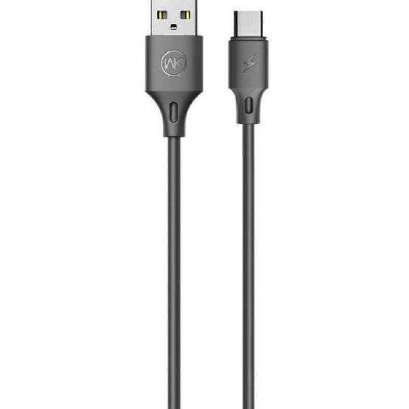 Καλώδιο Φόρτισης WK WDC-092 USB σε USB-C 2m Μαύρο