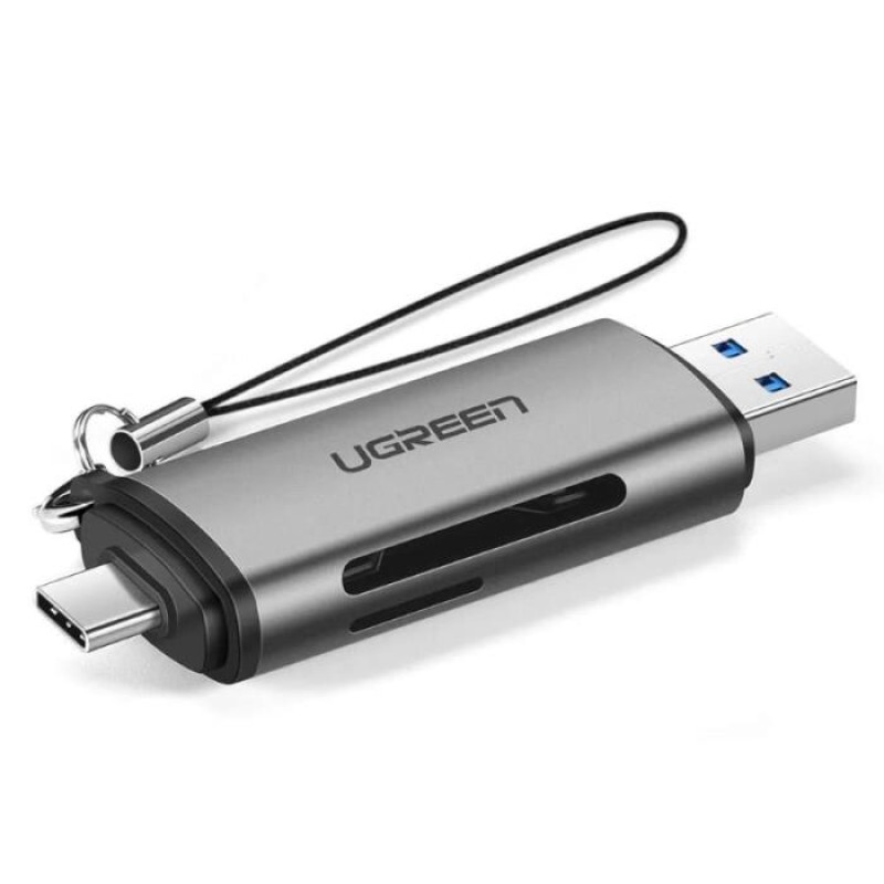 Card Reader USB-C/USB UGREEN CM185 50706 SD/TF Γκρί
