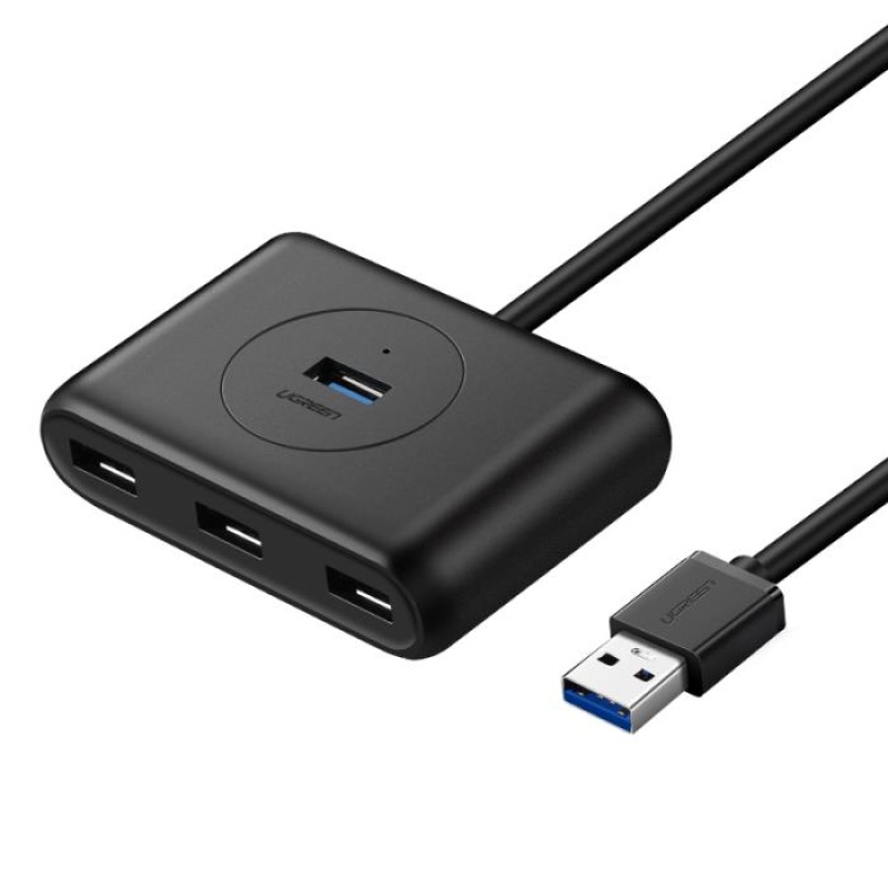 USB 3.0 Hub 4 Θέσεων UGREEN CR113 20291 Μαύρο