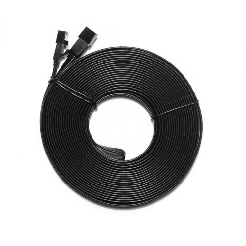 Καλώδιο Δικτύου U/FTP CAT7 UGREEN NW106 11265 10m Flat Pure Copper Μαύρο