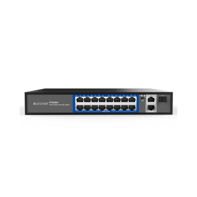 Switch 18 Θέσεων PoE Stonet P116GH 10/1000Mbps