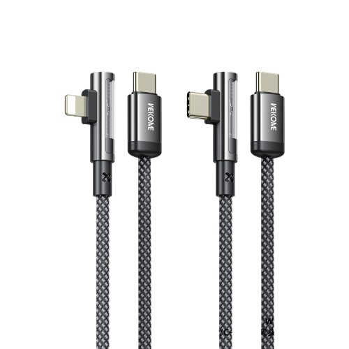 Καλώδιο Φόρτισης WK WDC-42 USB-C σε Lightning PD 35W 1m Γκρι