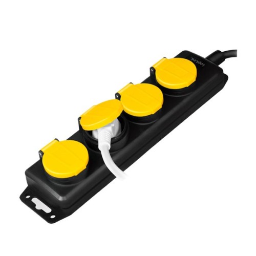 Πολύπριζο Εξωτ. Χώρου 4 Θέσεων LogiLink LPS212 1.4m Μάυρο