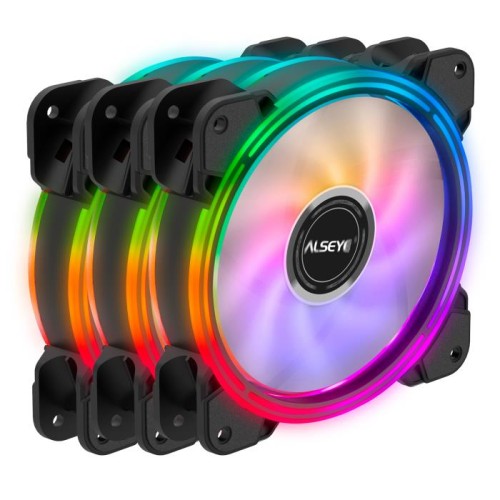 Case Cooler 12cm Alseye HALO 4.0 RGB-Fan x3 kit