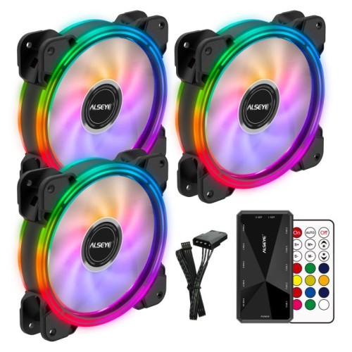 Case Cooler 12cm Alseye HALO 4.0 RGB-Fan x3 kit