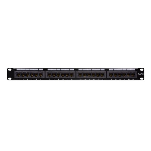 Patch Panel CAT6 24 Θέσεων 1U Logilink NP0004A LSA strips