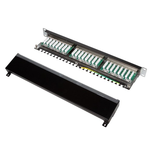 Patch Panel CAT6 24 Θέσεων 1U Logilink NP0055 STP