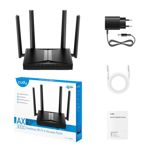 Access Point Cudy AP3000D Wi-Fi6 AX3000 Gigabit Dual-Band