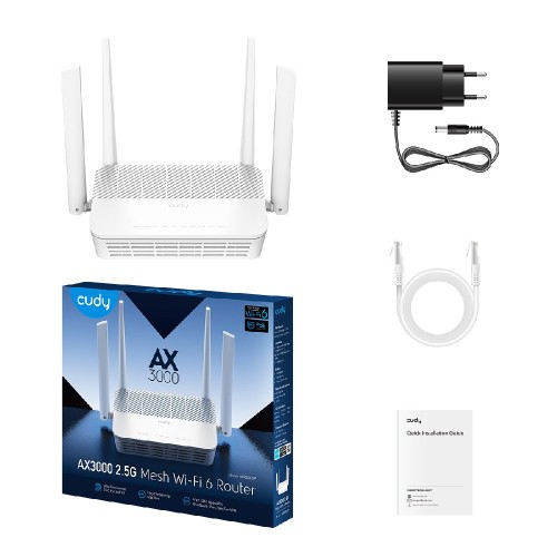 Access Point Cudy WR3000P Wi-Fi6 AX3000 POE 2.5G Dual-Band