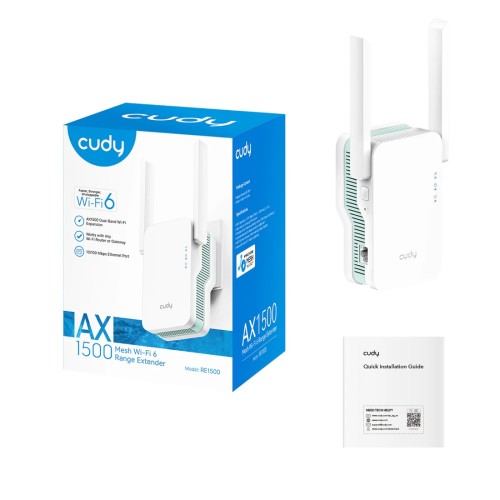 Range Extender Cudy RE1500 WiFi6 AX1500 Mesh Dual-Band