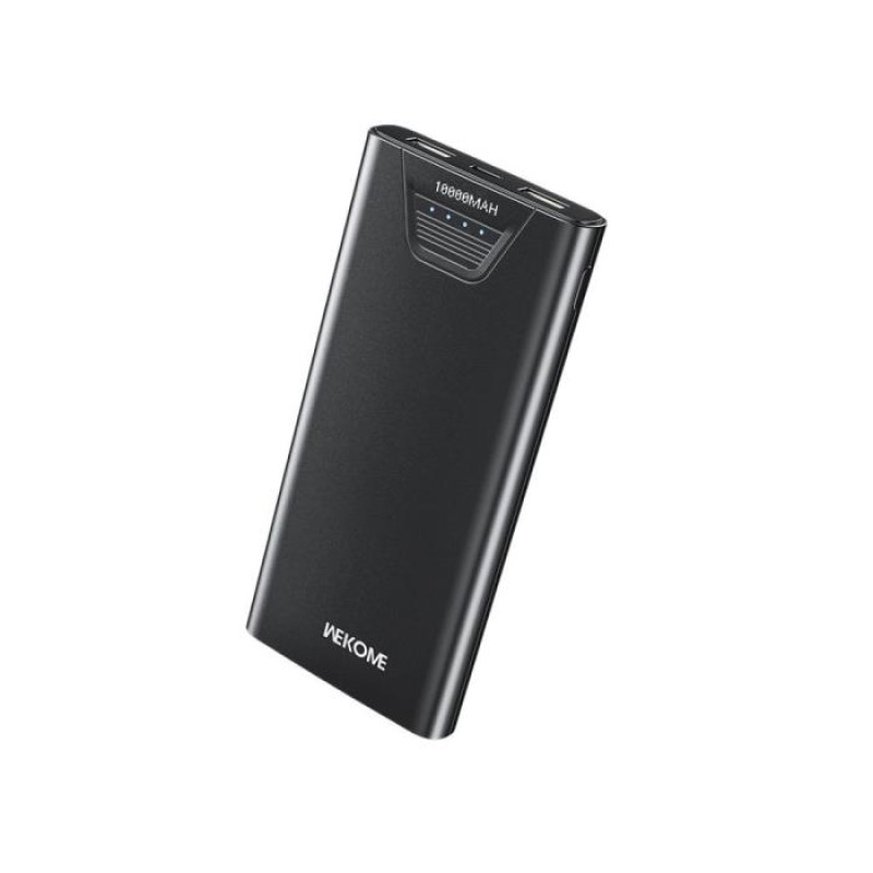 Power Bank 10000mAh 12W WK WP-101 2 Θέσεων Μαύρο