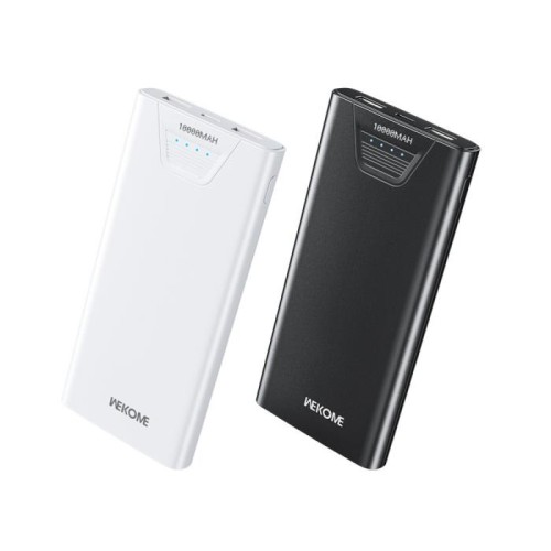 Power Bank 10000mAh 12W WK WP-101 2 Θέσεων Λευκό