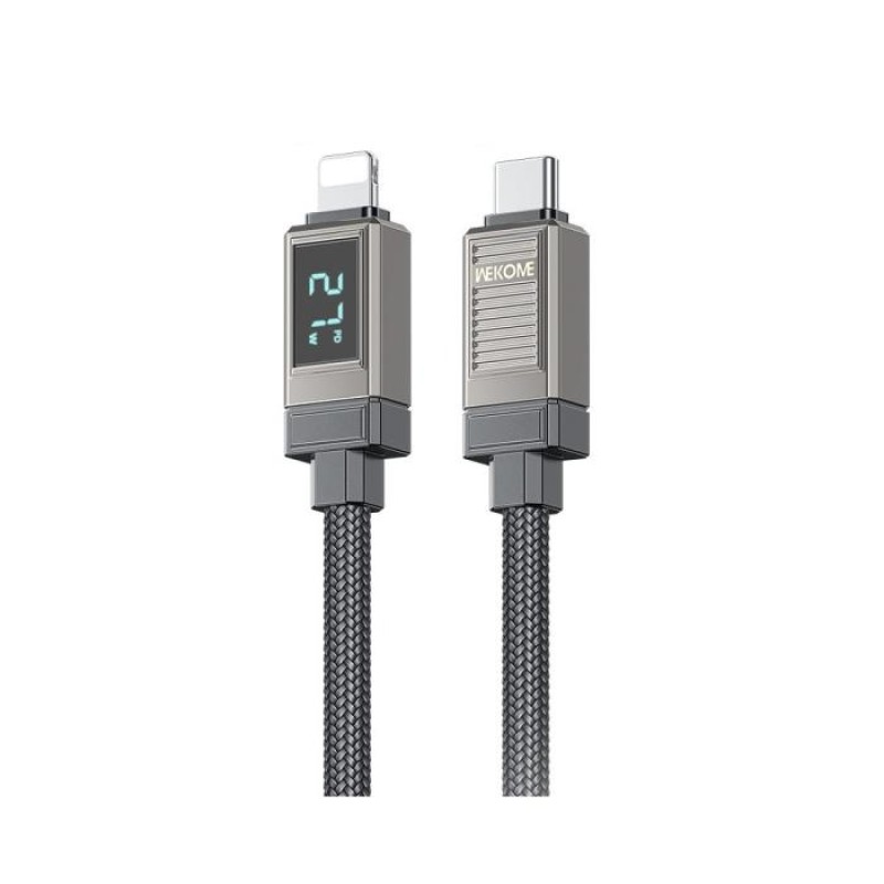Καλώδιο Φόρτισης WK WDC-40 USB-C σε Lightning PD 27W 1.2m Μαύρο