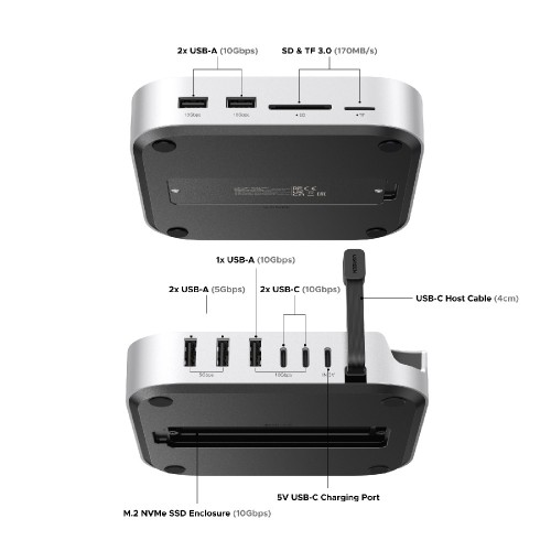 USB-C Docking Station 11 σε 1 CM841 65487