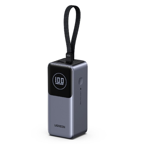 Power Bank 20000mAh PD 130W UGREEN PB723 55365B 2 Θέσεων, με καλώδιο USB-C 60W Γκρι