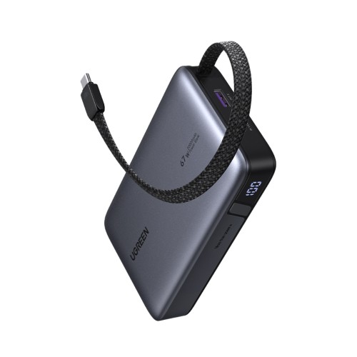 Power Bank 20000mAh PD 67W UGREEN PB550 55996B 2 Θέσεων, με καλώδιο USB-C Γκρι