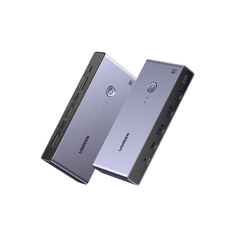 KVM Switch 2 θέσεων USB/DP UGREEN CM695 25962