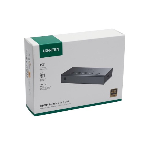 HDMI Switch 5 θέσεων 4K/60Hz UGREEN CM568 25857