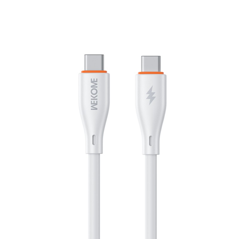 Καλώδιο Φόρτισης WK WDC-68 USB-C σε USB-C PD 65W 1m Λευκό