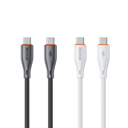 Καλώδιο Φόρτισης WK WDC-68 USB-C σε USB-C PD 65W 1m Λευκό
