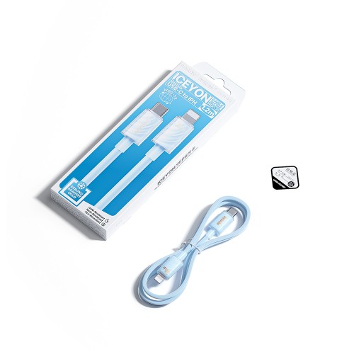 Καλώδιο Φόρτισης WK WDC-73 USB-C σε Lightning PD 30W 1.2m Μπλέ