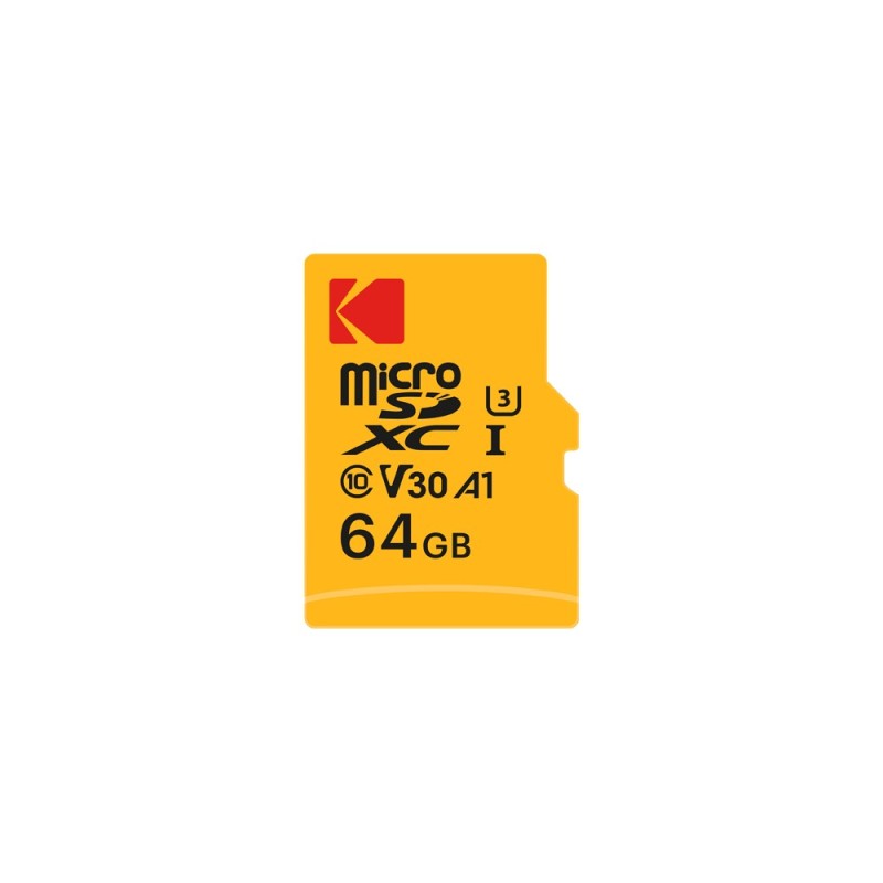 Κάρτα Μνήμης Micro SDHC Kodak 64GB UHS-I U3 V30