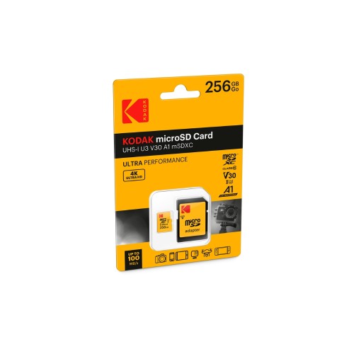 Κάρτα Μνήμης Micro SDHC Kodak 256GB UHS-I U3 V30