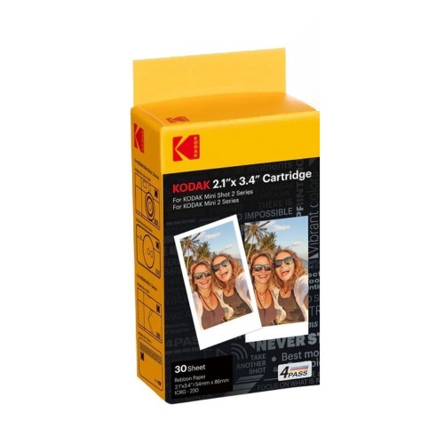 Aνταλλακτικό Φωτογραφικό Χαρτί Kodak για Κάμερα Mini Shot 2 (30τμχ)