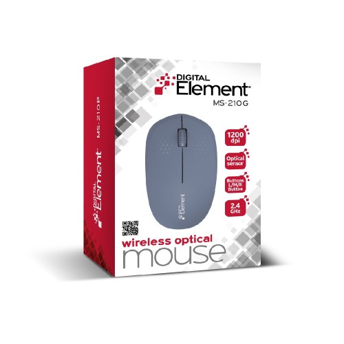 Ασύρματο Ποντίκι 2.4 GHz Element MS-210G Γκρι