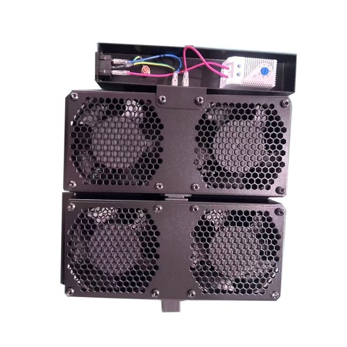 Μονάδα Ψύξης 4 Ανεμιστήρων με Θερμοστάτη Power On TSFAN-S4 για Επιδαπέδια Καμπίνα 600x800mm