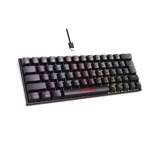 Ενσύρματο Μηχανικό Πληκτρολόγιο RGB Zeroground KB-3600G TORII v2.0