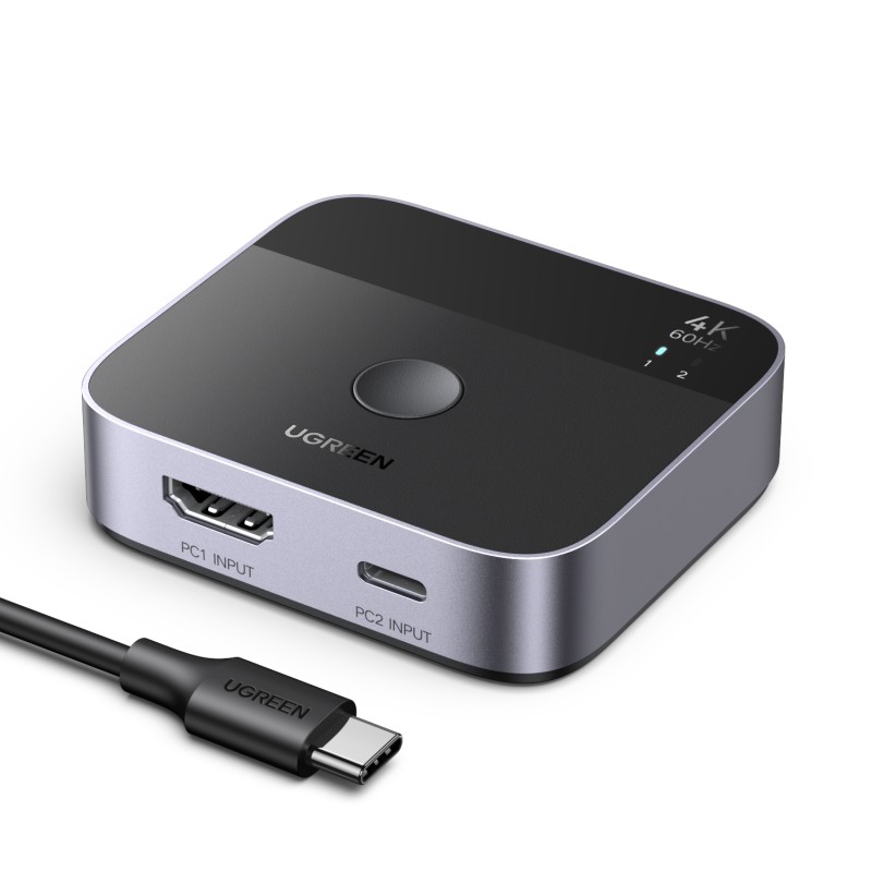 HDMI/USB-C Switch 2 θέσεων 4K/60Hz UGREEN AW503 55452