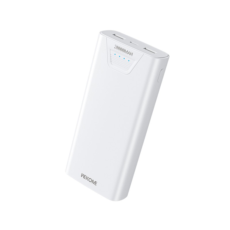 Power Bank 20000mAh 12W WK WP-121 2 Θέσεων Λευκό