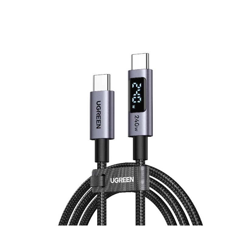 Καλώδιο Φόρτισης UGREEN L530 65866 USB-C σε USB-C PD 240W 1m Μαύρο