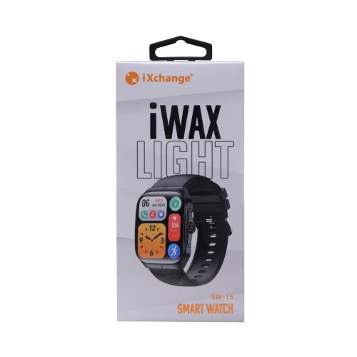 Smartwatch iXchange SW-15 Μαύρο